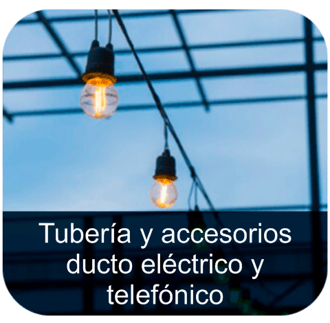 tuberia ducto ellectrico y tellefonnico